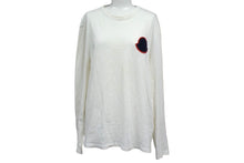 Load image into Gallery viewer, MONCLER モンクレール 長袖Tシャツ ワッペン トップス コットン サイズなし E10918040600 ホワイト 良品 中古 65766