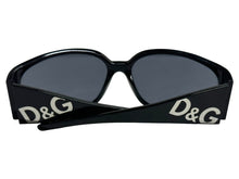 Load image into Gallery viewer, DOLCE&GABBANA ドルチェアンドガッバーナ サイドロゴ サングラス ブラック アイウェア 小物 プラスチック 64□16 8002 良品 中古 65847