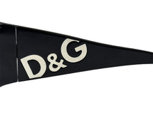 Load image into Gallery viewer, DOLCE&GABBANA ドルチェアンドガッバーナ サイドロゴ サングラス ブラック アイウェア 小物 プラスチック 64□16 8002 良品 中古 65847