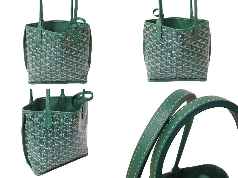 極美品 GOYARD ゴヤール ハンドバッグ アンジュ ミニポーチ付き