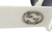 Load image into Gallery viewer, GUCCI グッチ GG サングラス ホワイト アイウェア 白 小物 眼鏡 ロゴ 56□16 GG2196 シルバー金具 中古 66073