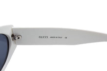 Load image into Gallery viewer, GUCCI グッチ GG サングラス ホワイト アイウェア 白 小物 眼鏡 ロゴ 56□16 GG2196 シルバー金具 中古 66073