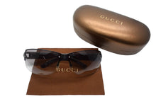 Load image into Gallery viewer, GUCCI グッチ グラデーション サングラス ブラック アイウェア リムレス 小物 ロゴ 眼鏡 66☐10 GG2803 美品 中古 66084