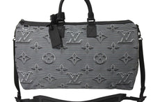 Load image into Gallery viewer, 新品同様 LOUIS VUITTON ルイヴィトン キーポルバンドリエールリバーシブル50 M44939 ボストンバッグ グレー 中古 66100