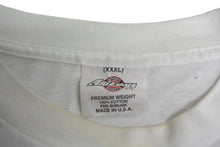 Load image into Gallery viewer, NARCIS 半袖Tシャツ ヴィンテージツアーTシャツ ホワイト グリーン コットン サイズXXL 良品 中古 66348