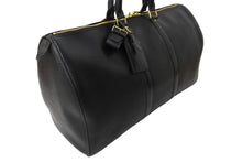 Load image into Gallery viewer, Louis Vuitton ルイヴィトン エピ キーポル45 ボストンバッグ 旅行カバン M59062 エピレザー ノワール ゴールド 美品 中古 66521