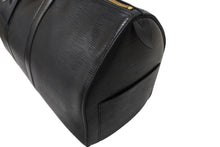 Load image into Gallery viewer, Louis Vuitton ルイヴィトン エピ キーポル45 ボストンバッグ 旅行カバン M59062 エピレザー ノワール ゴールド 美品 中古 66521