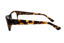 Load image into Gallery viewer, ChromeHearts クロムハーツ メガネ BLUE BALLZ 51□22-135 BSフレア プラスチック ブラウン イエロー シルバー金具 美品 中古 66598