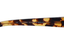 Load image into Gallery viewer, ChromeHearts クロムハーツ メガネ BLUE BALLZ 51□22-135 BSフレア プラスチック ブラウン イエロー シルバー金具 美品 中古 66598