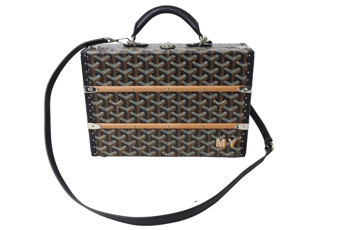 20-60代 人気ファッションブランド ゴヤール GOYARD 新型 新品同様 パラスMM 2WAY トランクケース バッグ