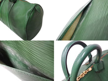 Load image into Gallery viewer, Louis Vuitton ルイヴィトン エピ キーポル45 ボストンバッグ M42974 エピレザー グリーン 美品 中古 66690