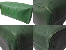 Load image into Gallery viewer, Louis Vuitton ルイヴィトン エピ キーポル45 ボストンバッグ M42974 エピレザー グリーン 美品 中古 66690