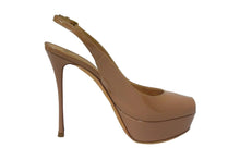 Load image into Gallery viewer, Sergio Rossi セルジオロッシ バックストラップパンプス パンプス サイズ 35 1/2 ベージュ ゴールド金具 良品 中古 66759