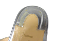Load image into Gallery viewer, Christian Louboutin クリスチャンルブタン フラットシューズ サンダル スタッズ シルバー 美品 中古 66762
