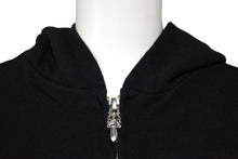 Load image into Gallery viewer, 極美品 CHROME HEARTS クロムハーツ ジップアップパーカー MATTY BOY CHOMPER サイズXS マティボーイ ホースシュー ブラック 中古 66791