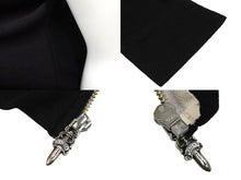 Load image into Gallery viewer, 極美品 CHROME HEARTS クロムハーツ ジップアップパーカー MATTY BOY CHOMPER サイズXS マティボーイ ホースシュー ブラック 中古 66791