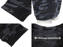 Load image into Gallery viewer, CHROME HEARTS クロムハーツ 長袖Tシャツ ホースシュー CHプラス スクロール プリント ラグラン カモフラ柄 美品 中古 66792