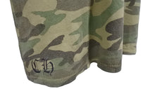 Load image into Gallery viewer, CHROME HEARTS クロムハーツ 半袖Tシャツ カットソー クロスロゴ トップス 迷彩柄 サイズL コットン グリーン 美品 中古 66852