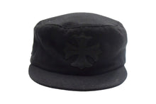Load image into Gallery viewer, CHROME HEARTS クロムハーツ CHプラス ダックバターキャップ レザーパッチ サイズOS ブラック ブラック 美品 中古 66854
