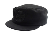 Load image into Gallery viewer, CHROME HEARTS クロムハーツ CHプラス ダックバターキャップ レザーパッチ サイズOS ブラック ブラック 美品 中古 66854