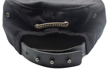 Load image into Gallery viewer, CHROME HEARTS クロムハーツ CHプラス ダックバターキャップ レザーパッチ サイズOS ブラック ブラック 美品 中古 66854