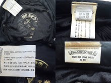 Load image into Gallery viewer, CHROME HEARTS クロムハーツ CHプラス ダックバターキャップ レザーパッチ サイズOS ブラック ブラック 美品 中古 66854