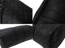 Load image into Gallery viewer, 新品同様 LOUIS VUITTON ルイヴィトン エクリプス キーポル バンドリエール45 ボストンバッグ M40569 シルバー金具 ブラック 中古 66871