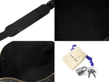 Load image into Gallery viewer, 新品同様 LOUIS VUITTON ルイヴィトン エクリプス キーポル バンドリエール45 ボストンバッグ M40569 シルバー金具 ブラック 中古 66871