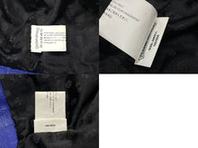Load image into Gallery viewer, CHROME HEARTS クロムハーツ ダブルライダースジャケット ブルー メンズ 旧型 羊革 サイズS 中古 66875