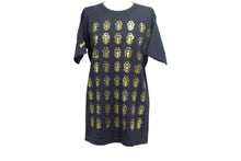 Load image into Gallery viewer, 極美品 CHROME HEARTS クロムハーツ 半袖Tシャツ サイズS ダガープリント BSフレア コットン ブラック ゴールド 中古 66919