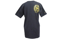 Load image into Gallery viewer, 極美品 CHROME HEARTS クロムハーツ 半袖Tシャツ サイズS ダガープリント BSフレア コットン ブラック ゴールド 中古 66919