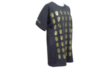 Load image into Gallery viewer, 極美品 CHROME HEARTS クロムハーツ 半袖Tシャツ サイズS ダガープリント BSフレア コットン ブラック ゴールド 中古 66919