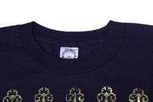 Load image into Gallery viewer, 極美品 CHROME HEARTS クロムハーツ 半袖Tシャツ サイズS ダガープリント BSフレア コットン ブラック ゴールド 中古 66919