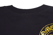 Load image into Gallery viewer, 極美品 CHROME HEARTS クロムハーツ 半袖Tシャツ サイズS ダガープリント BSフレア コットン ブラック ゴールド 中古 66919