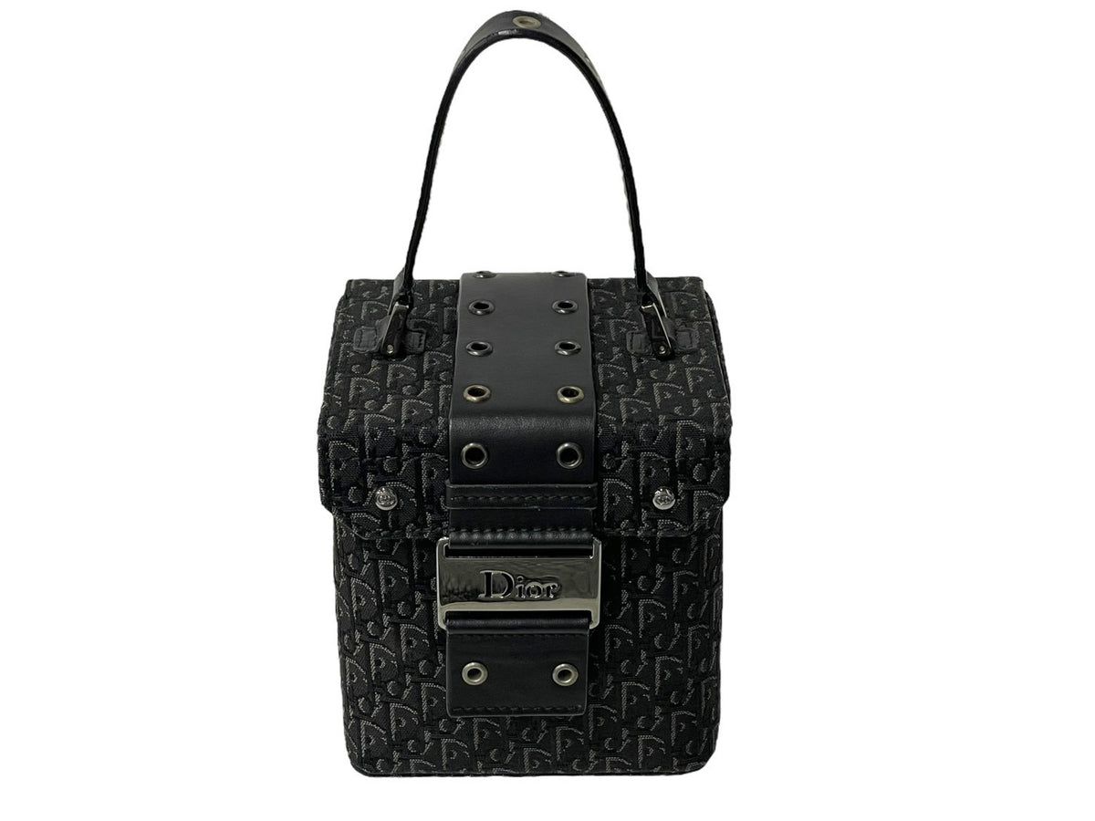 極美品 Christian Dior クリスチャンディオール バニティ ハンドバッグ 