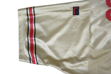 Load image into Gallery viewer, FUBU THE COLLECTION フブ ゲームシャツ ホッケーシャツ サイズXL ポリエステル ゴールド レッド メッシュ 美品 中古 66988