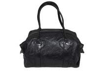 Load image into Gallery viewer, CHROME HEARTS クロムハーツ オールド モニカ ハンドバッグ レザー シルバー SV925 ブラック レザー 美品 中古 67008