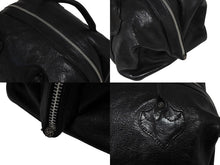 Load image into Gallery viewer, CHROME HEARTS クロムハーツ オールド モニカ ハンドバッグ レザー シルバー SV925 ブラック レザー 美品 中古 67008