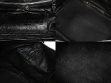 Load image into Gallery viewer, CHROME HEARTS クロムハーツ オールド モニカ ハンドバッグ レザー シルバー SV925 ブラック レザー 美品 中古 67008