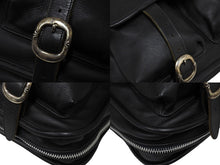 Load image into Gallery viewer, 極美品 CHROME HEARTS クロムハーツ ソフト ショルダー メッセンジャー バッグ ショルダーバッグ レザー ブラック 中古 67009