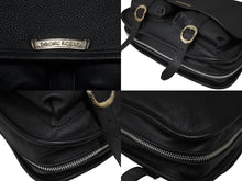 Load image into Gallery viewer, 極美品 CHROME HEARTS クロムハーツ ソフト ショルダー メッセンジャー バッグ ショルダーバッグ レザー ブラック 中古 67010