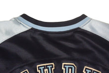 Load image into Gallery viewer, FUBU フブ シティーエディション ホッケー半袖Tシャツ 90s Y2K エンブレム ワッペン 刺繍 ネイビー ブルー 良品 中古 67022