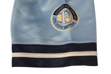 Load image into Gallery viewer, FUBU フブ シティーエディション ホッケー半袖Tシャツ 90s Y2K エンブレム ワッペン 刺繍 ネイビー ブルー 良品 中古 67022