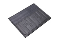 Load image into Gallery viewer, FENDI フェンディ ズッカ柄 カードケース グレー レザー 新型 小物 名刺入れ ロゴ 7M0164 美品 中古 67042
