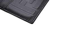 Load image into Gallery viewer, FENDI フェンディ ズッカ柄 カードケース グレー レザー 新型 小物 名刺入れ ロゴ 7M0164 美品 中古 67042