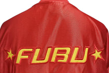 Load image into Gallery viewer, 極美品 FUBU THE COLLECTION フブ ゲームシャツ ホッケーシャツ サイズF ポリエステル レッド イエロー メッシュ 中古 67069
