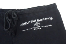 Load image into Gallery viewer, ChromeHearts クロムハーツ ロゴプリント スウェットロングパンツ ダガー 95024 コットン ブラック サイズXL 良品 中古 67077