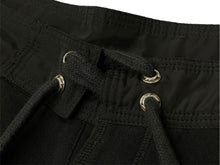 Load image into Gallery viewer, CHROME HEARTS クロムハーツ スウェットパンツ レザークロスパッチ シルバ−925 レザー コットン ブラック 美品 中古 67081