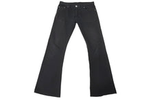Load image into Gallery viewer, CHROME HEARTS クロムハーツ デニムパンツ サイズ33 ジーンズ フレア シルバー925 コットン ブラック 良品 中古 67084