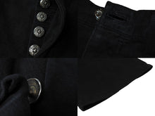 Load image into Gallery viewer, CHROME HEARTS クロムハーツ デニムパンツ サイズ33 ジーンズ フレア シルバー925 コットン ブラック 良品 中古 67084
